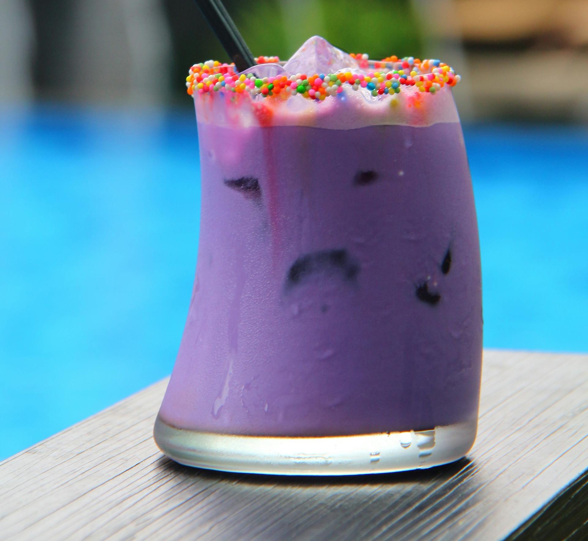 Best milkshake in Nairobi - Kraft Boba Blueberry Milkshake