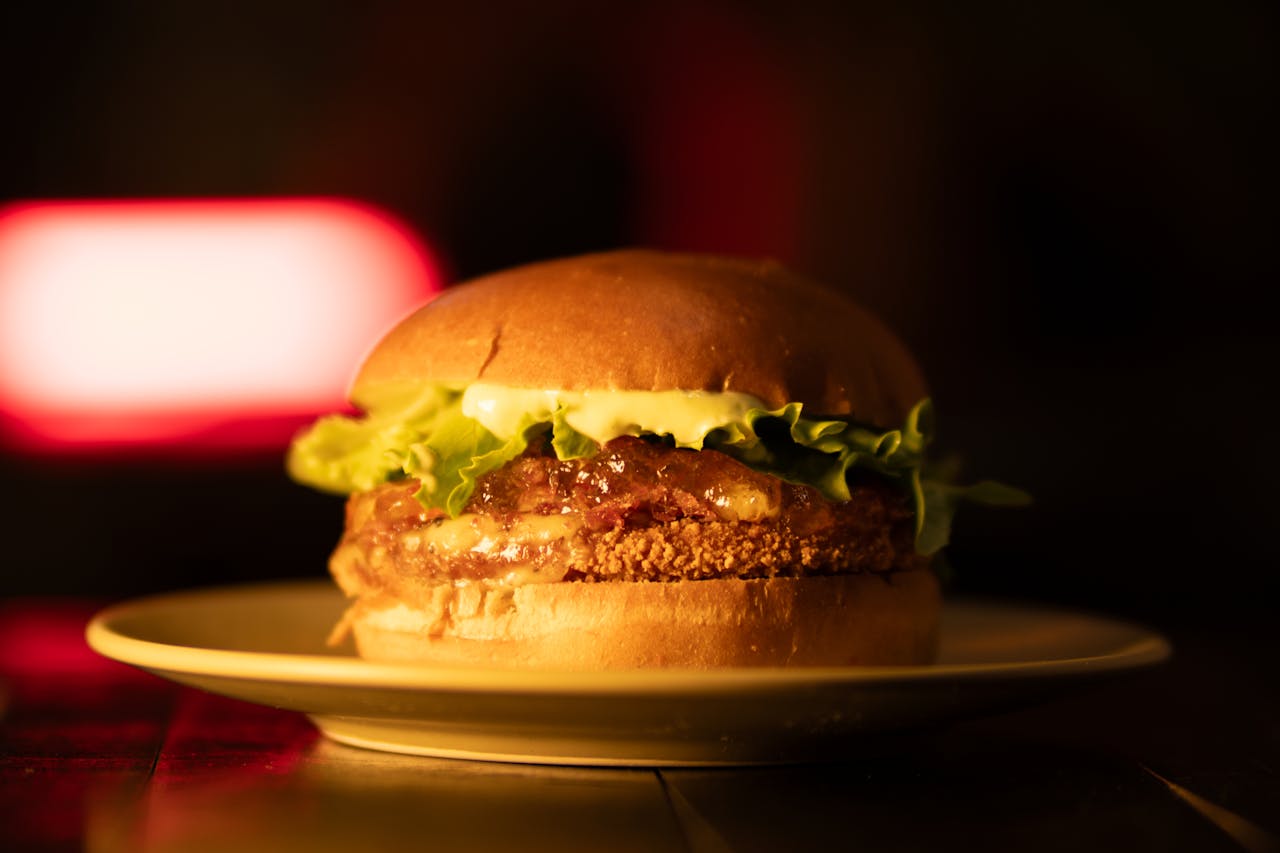 Best burgers in Nairobi - Kraft Boba Crispy Chicken Burger