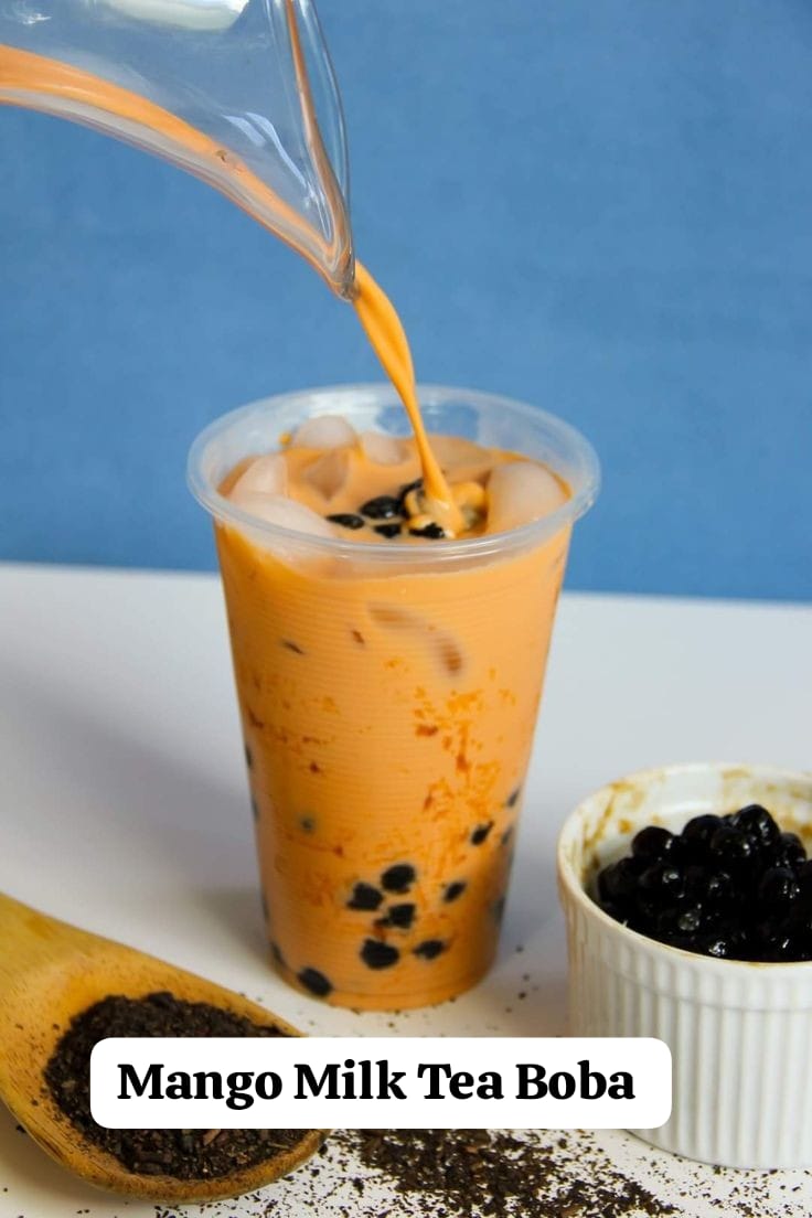 Mango milk tea series 