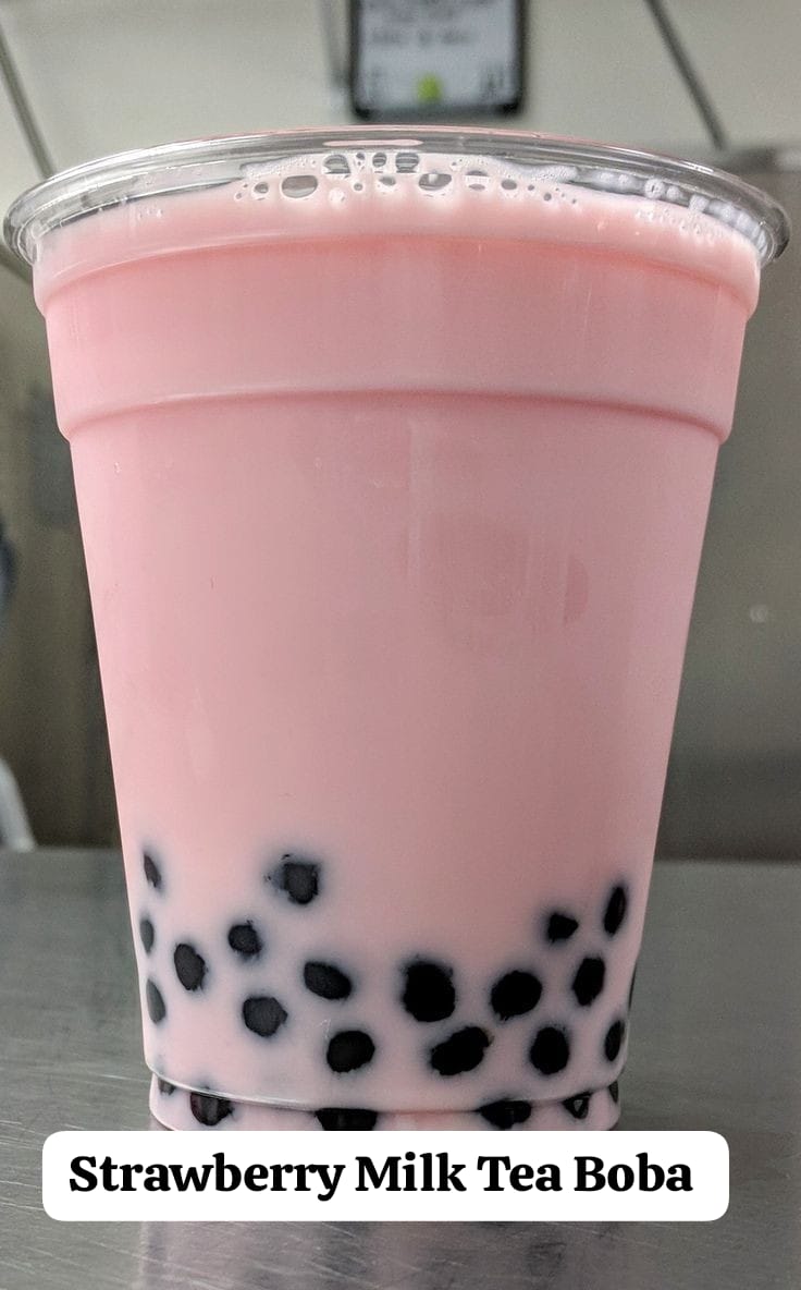 Strawberry milk tea series 