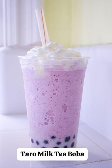 Taro milk tea series 