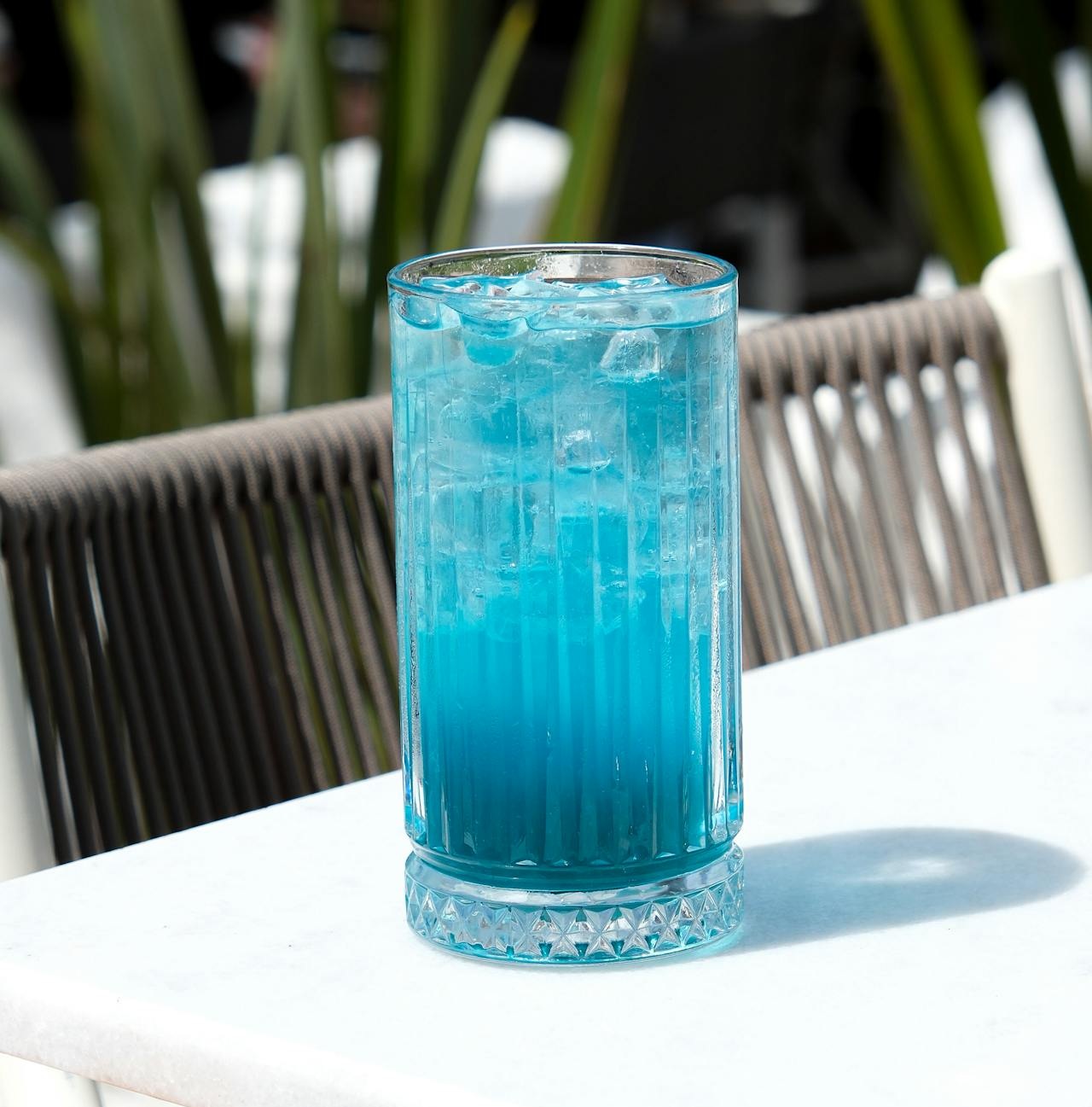 Best mocktails in Nairobi - Kraft Boba Blue Lagoon Mocktail 