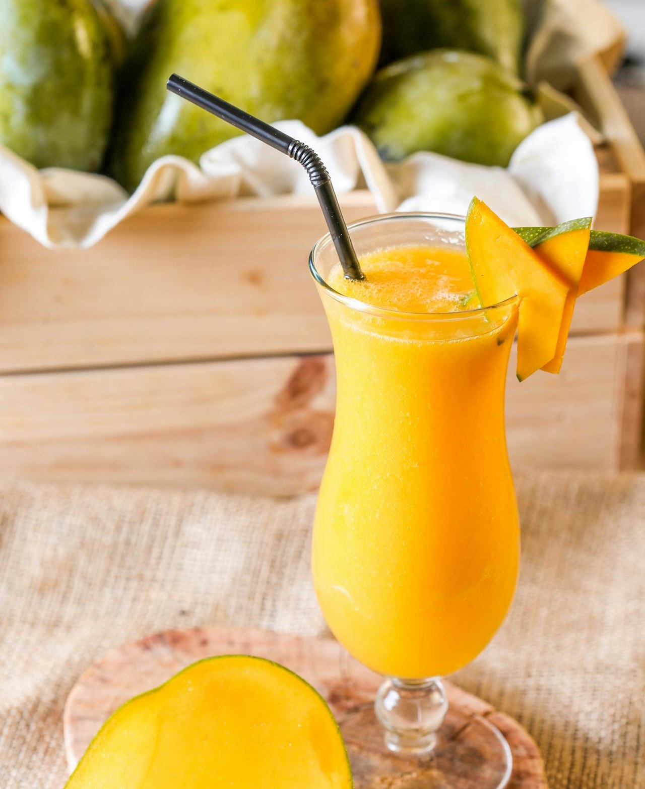 Best fruit tea series in Nairobi - Kraft Boba Mango Fruit Tea 