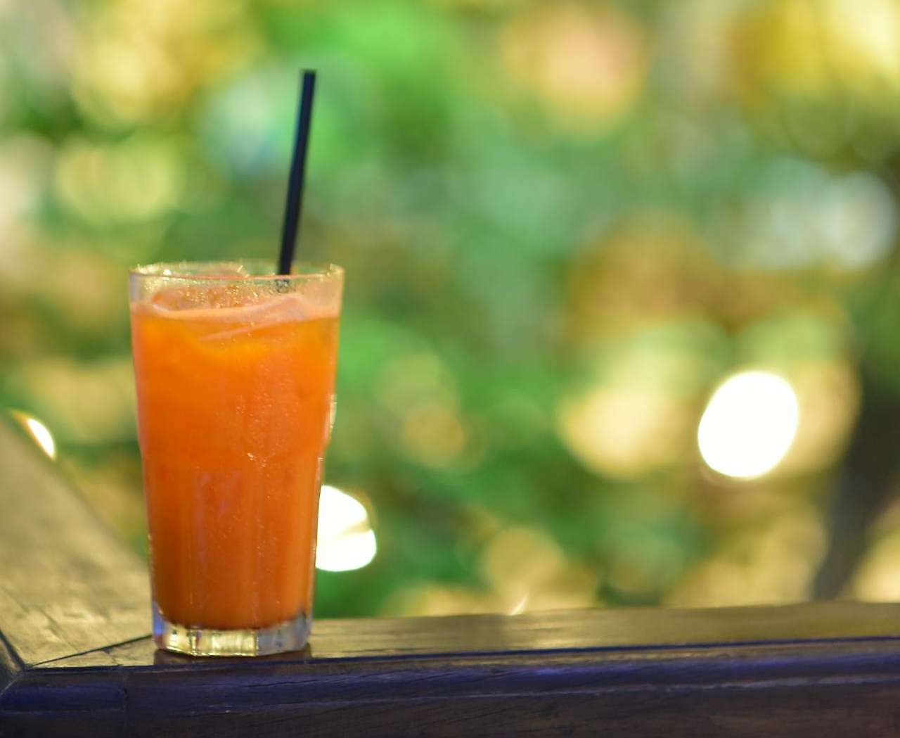 Best fruit tea series in Nairobi - Kraft Boba Peach Fruit Tea