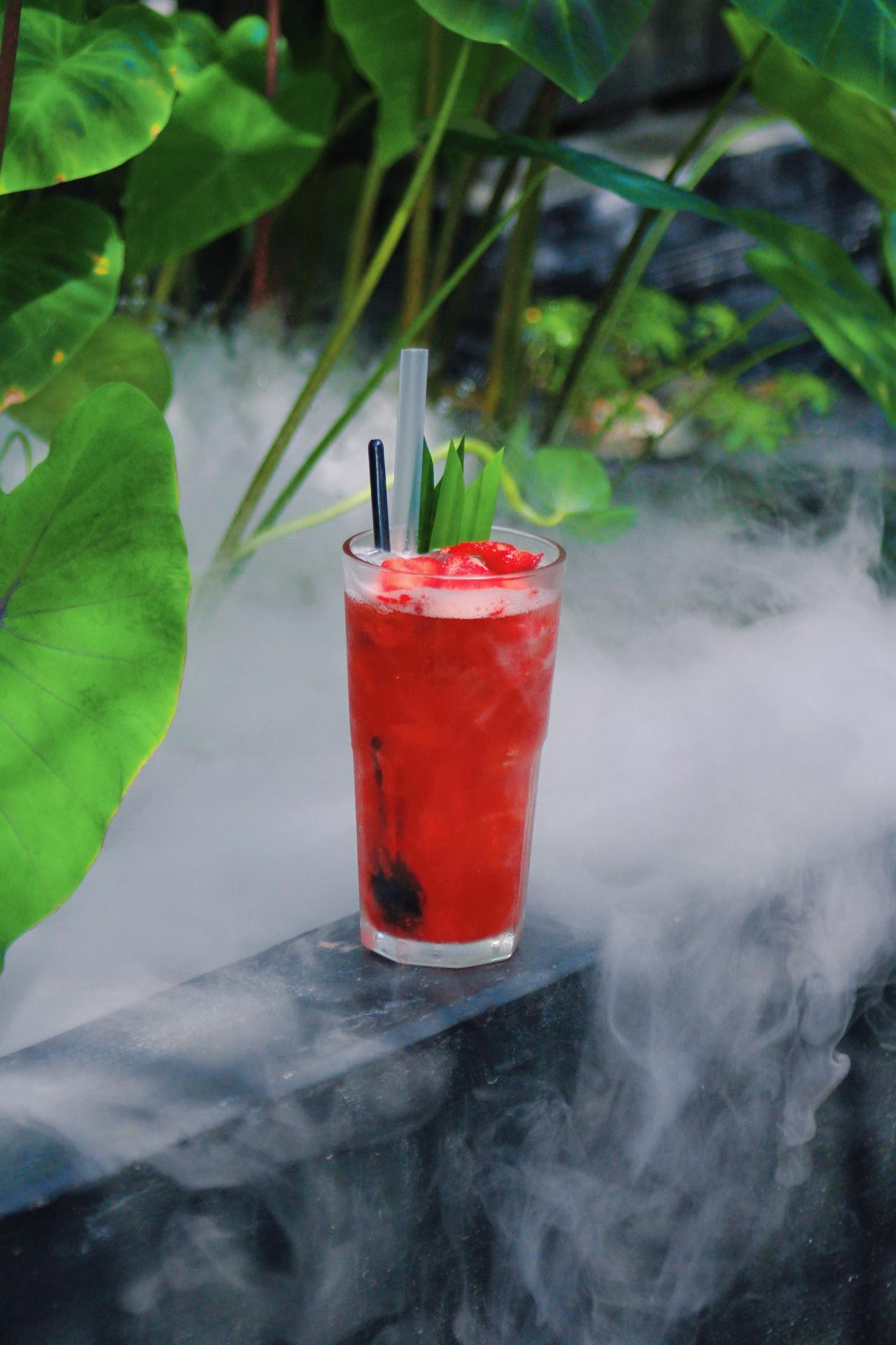 Best fruit tea series in Nairobi - Kraft Boba Strawberry Fruit Tea 