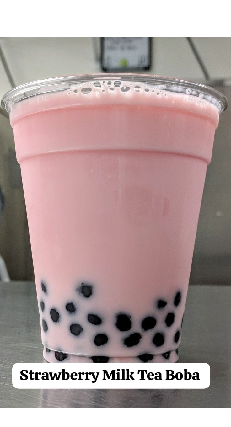Best milk tea series in Nairobi - Kraft Boba Strawberry Milk Tea Series