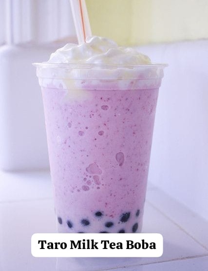 Best milk tea series in Nairobi - Kraft Boba Taro Milk Tea Series